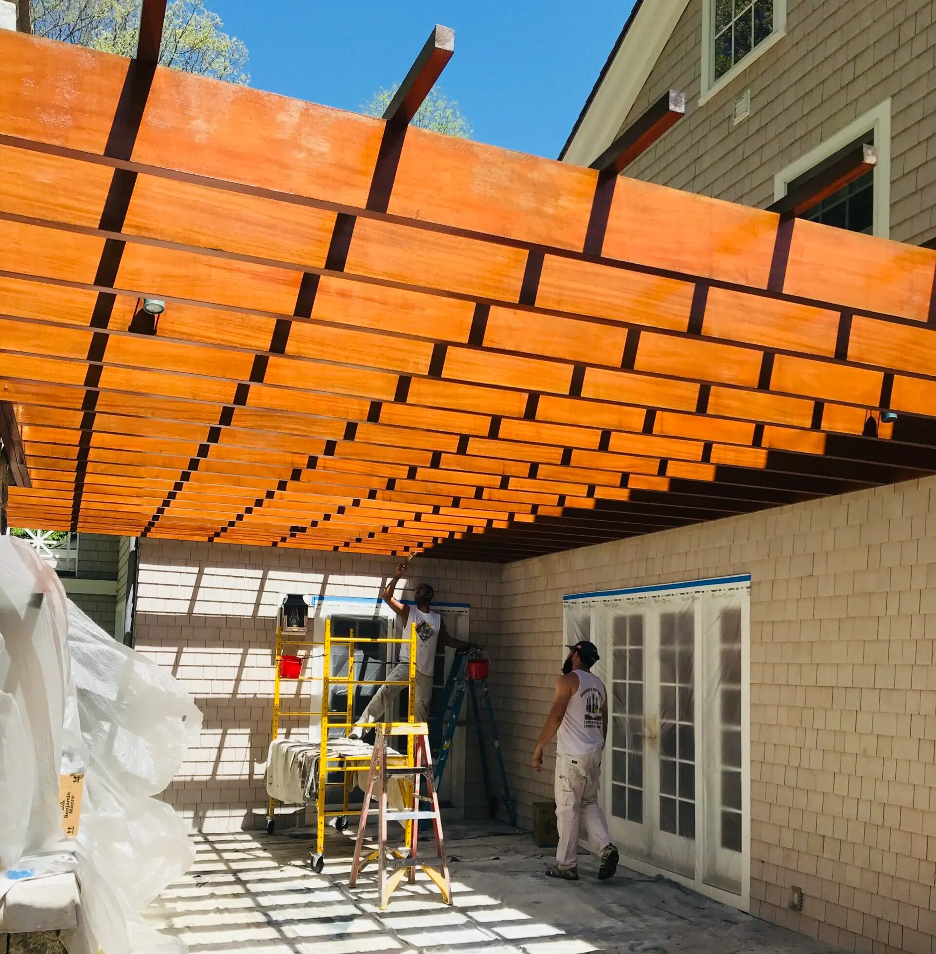 Can you paint a pergola