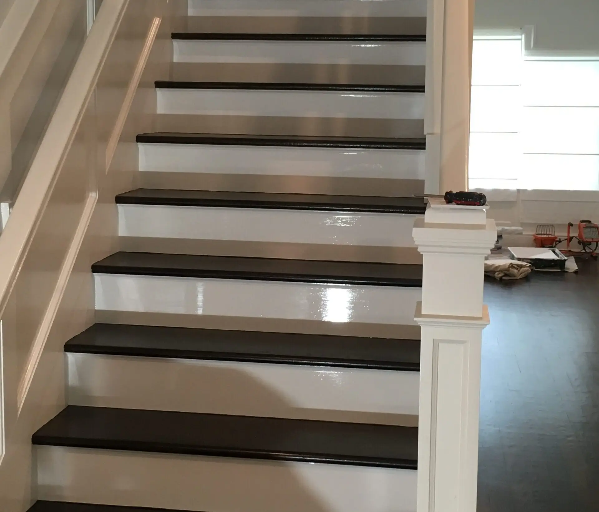 Best paint for stair risers