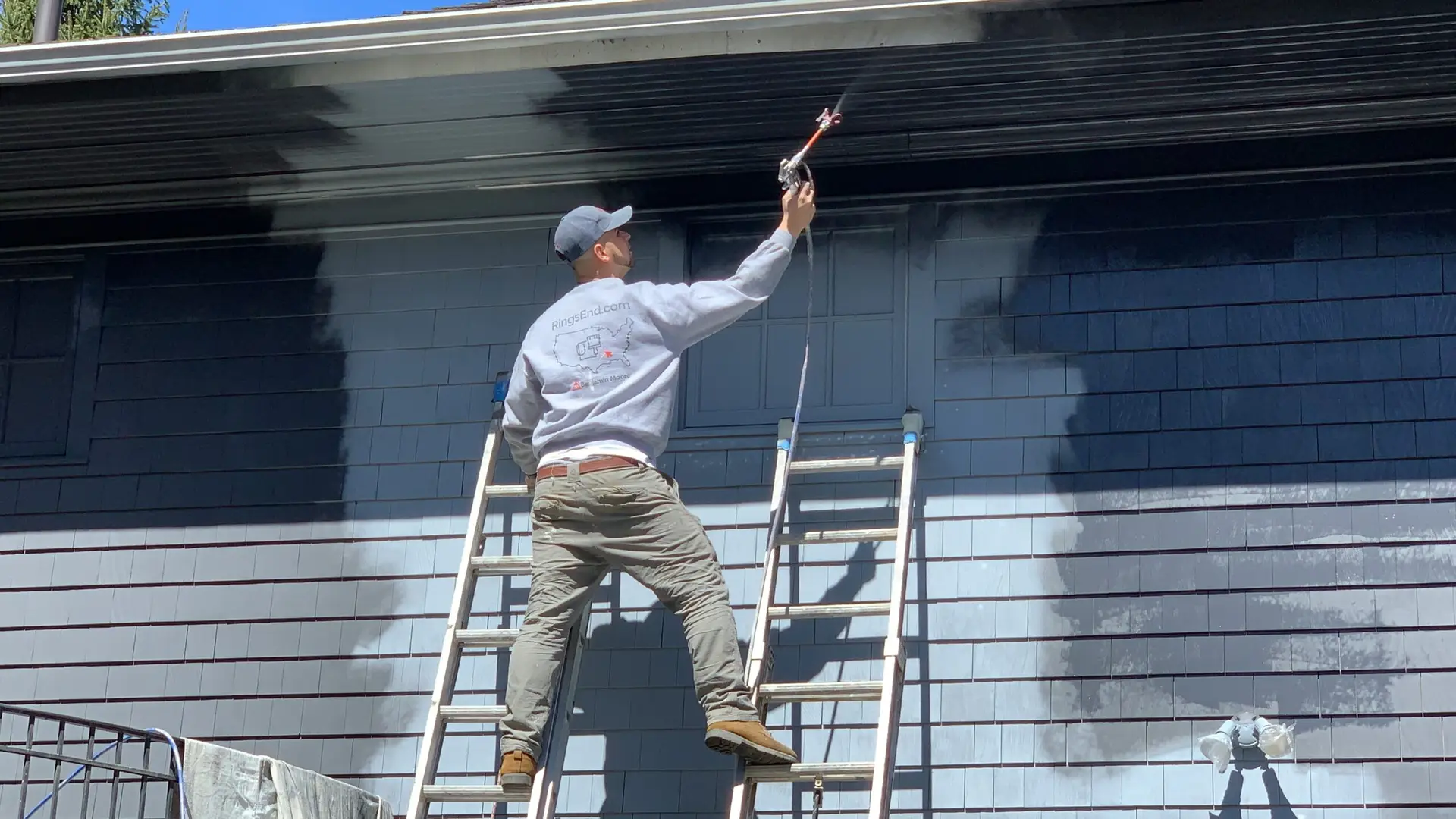 Can you paint eavestroughs