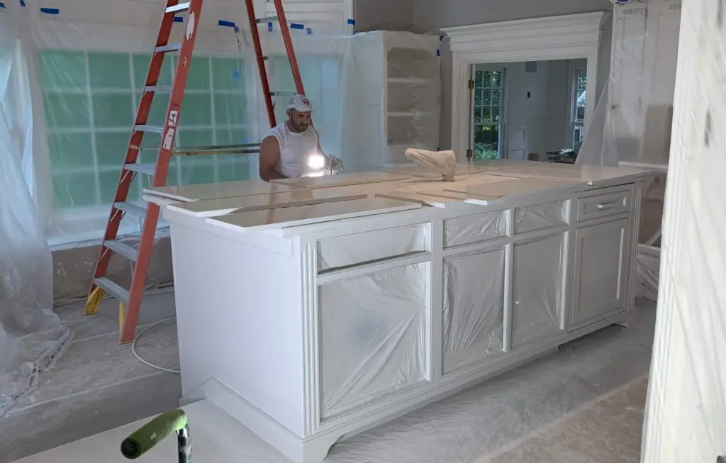 How to Spray Paint Cabinets for a Smooth Finish