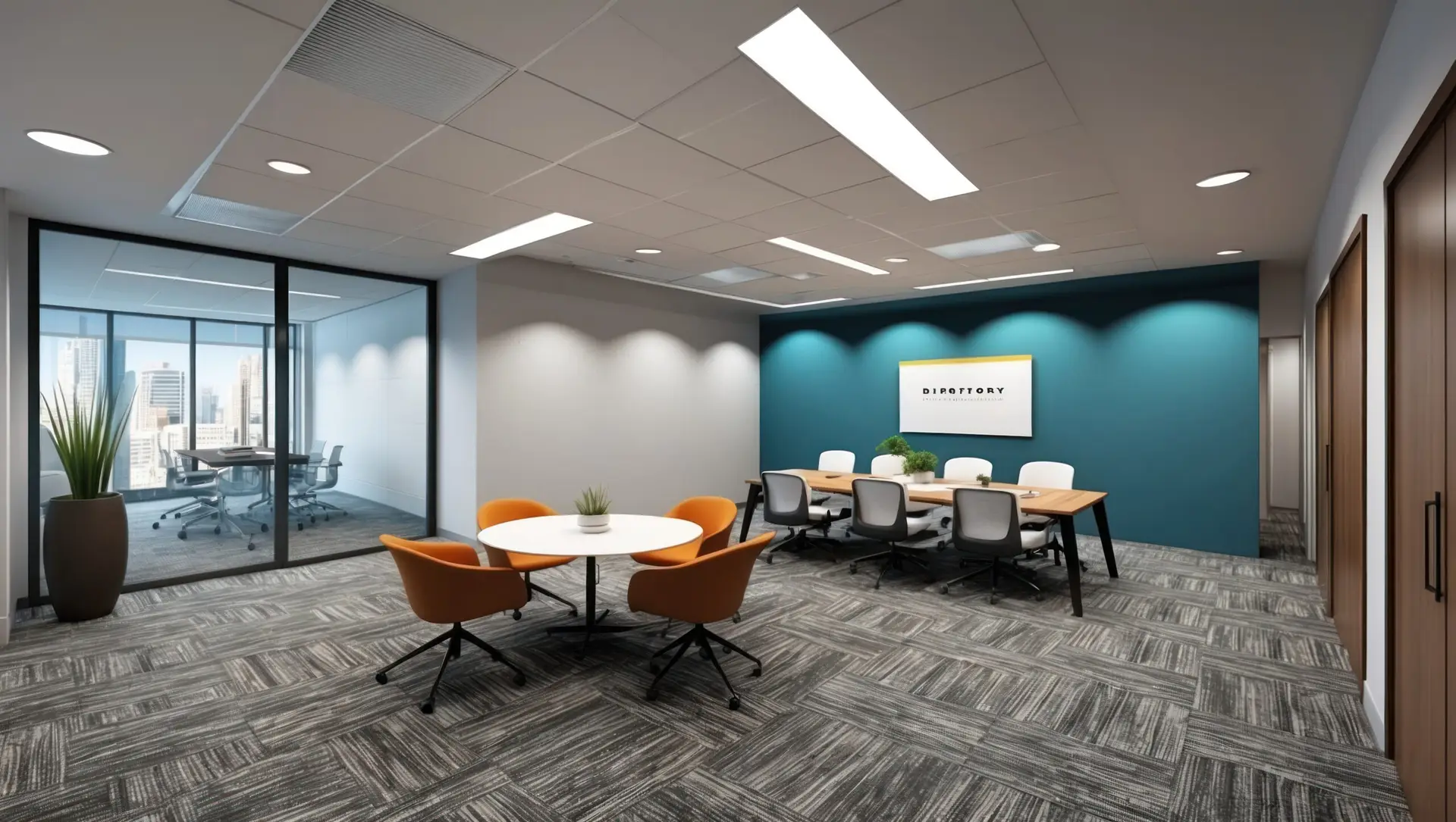 Commercial Office Paint Color Ideas for Productivity & Style
