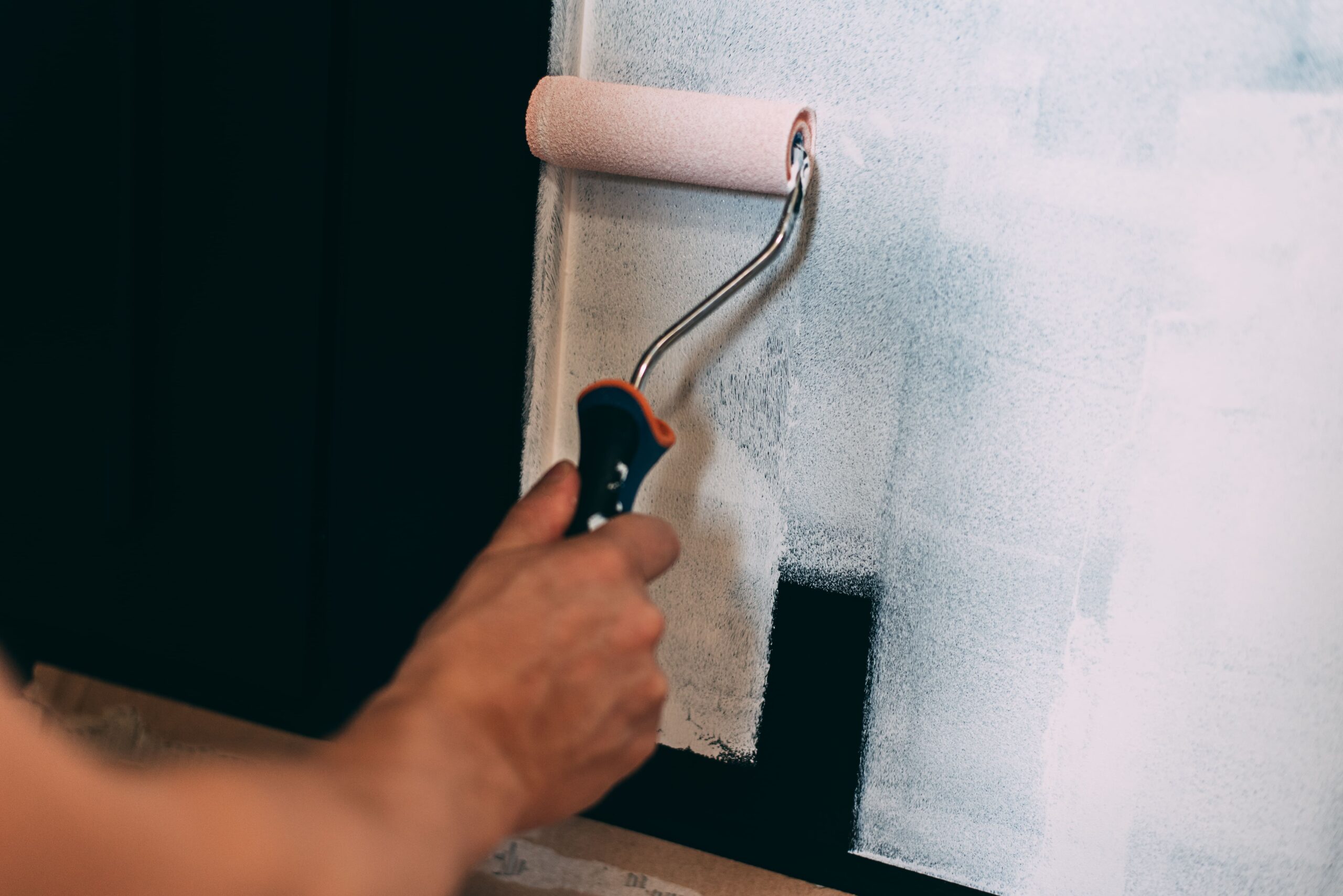 How to Paint Over Dark Walls